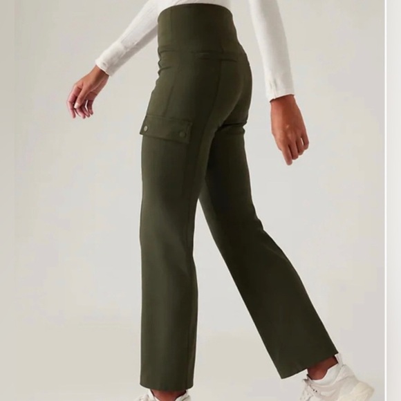 Athleta Delancey Straight Cargo Pant women’s size XL army green - Picture 1 of 9